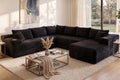 KCGKCG 122" Cloud Sectional Couch for Living Room, 7 Seater U Shaped Sofa Modular Boneless Couch with Chaise | Deep Seater | Cup Holder | Side Pocket | No Assembly | Plus Corduroy